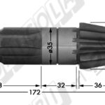 Pignone Z=10 modulo 3,75