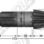 Pignone Z=10 modulo 3,55